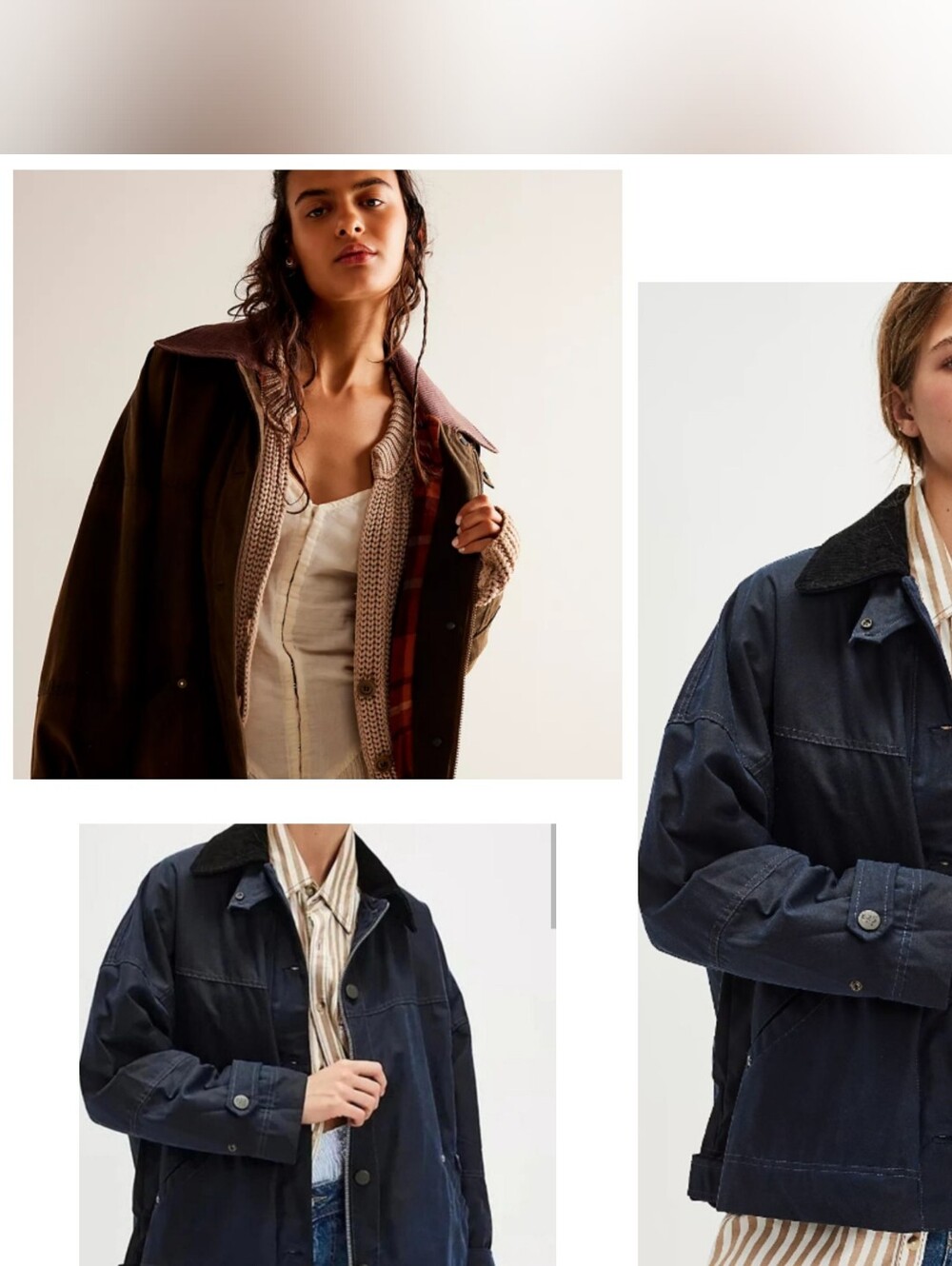NWT Free People $527 Cori Waxed Jacket Lined